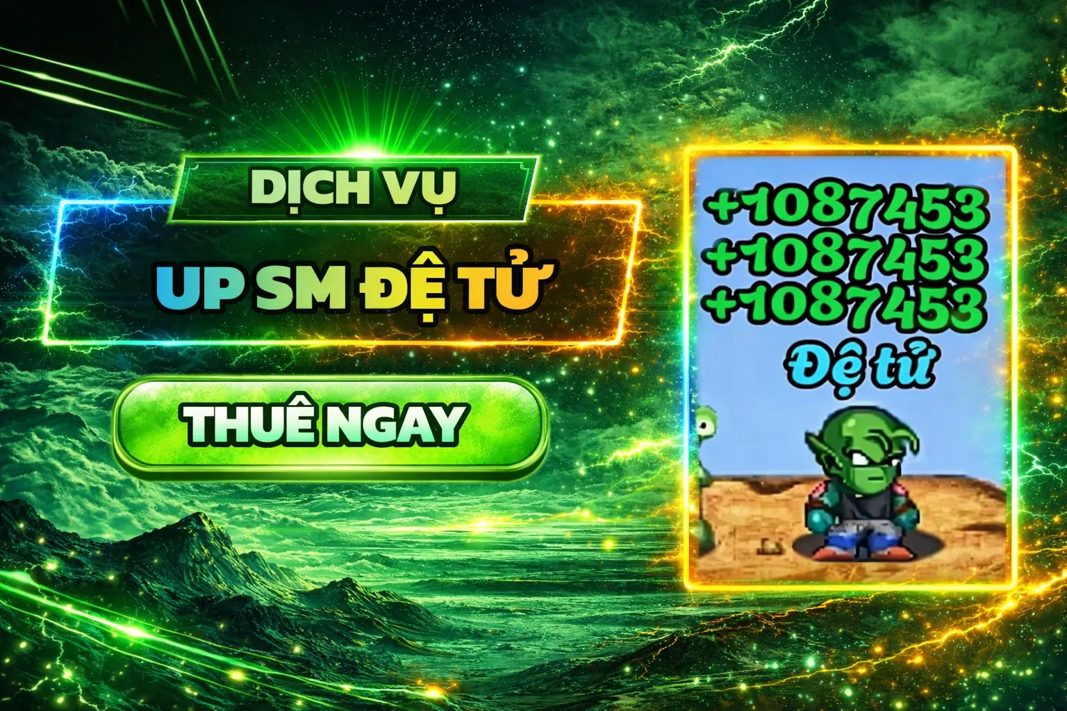 UP SỨC MẠNH ĐỆ TỬ