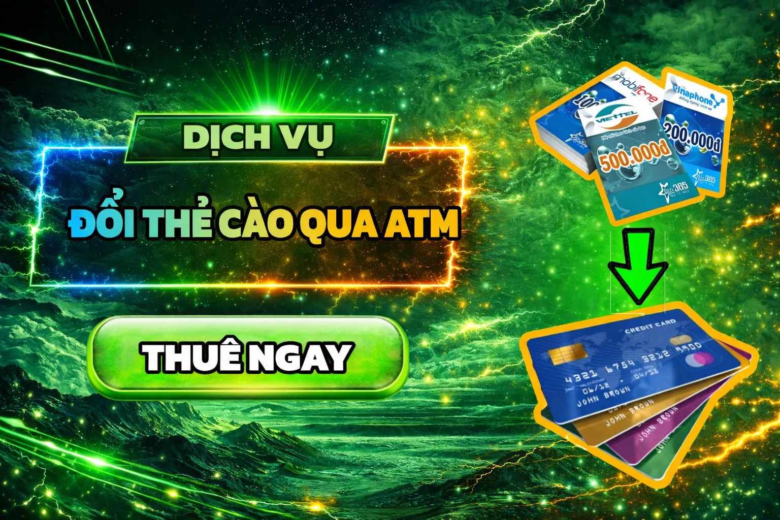 ĐỔI THẺ CÀO QUA ATM